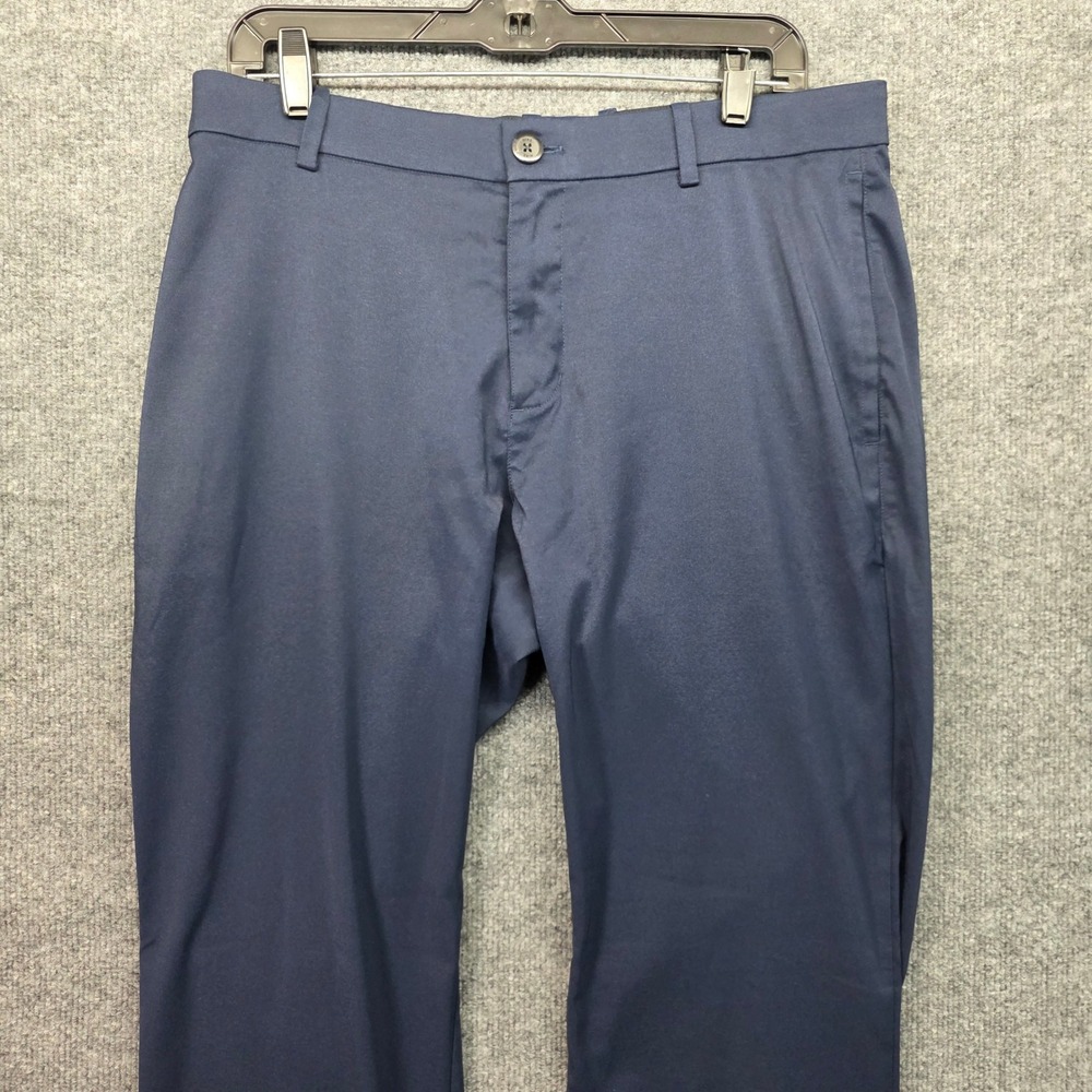 Nike‎ Mens Golf Pants Navy Blue Dri-FIT Straight Fit Casual Chino Style 34